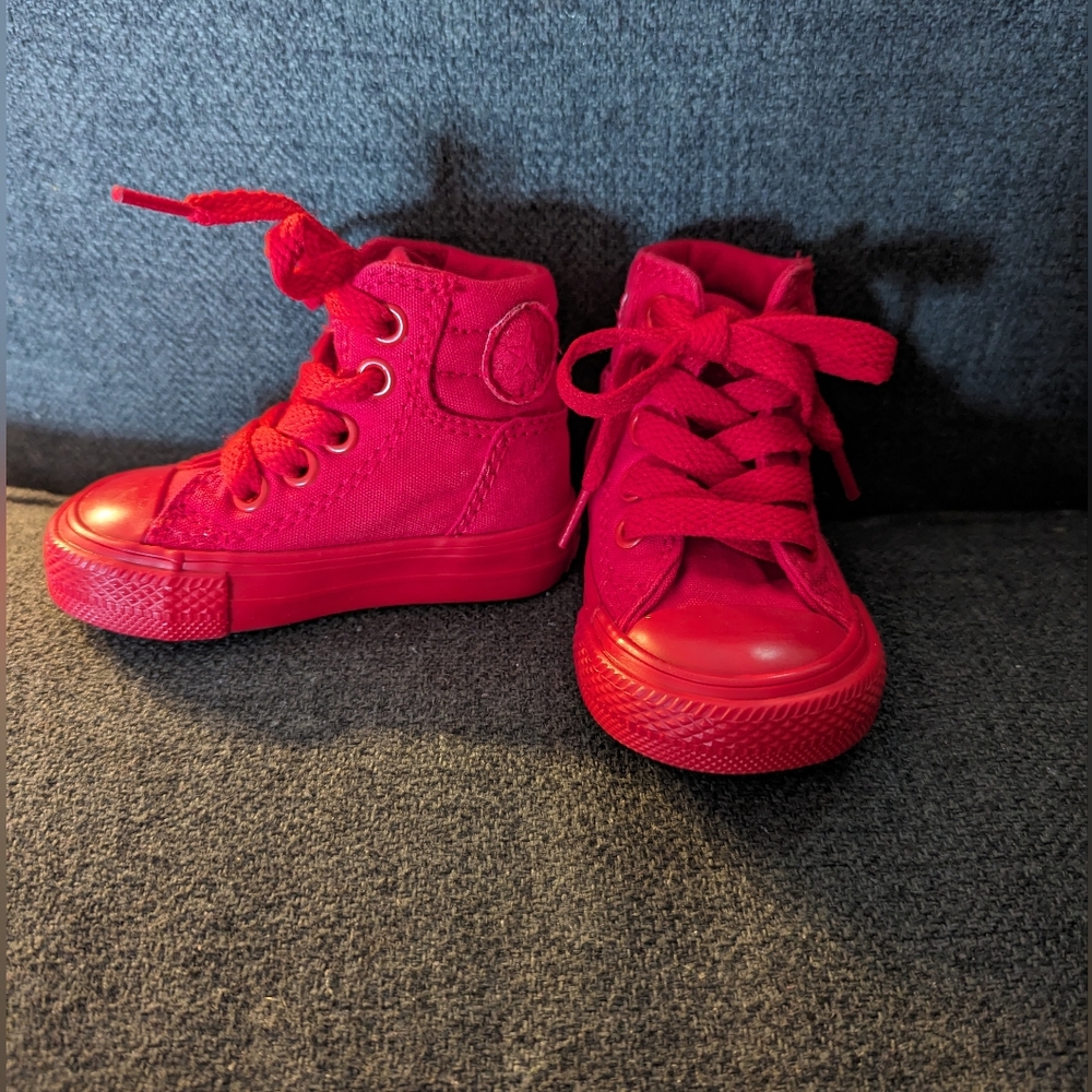 Converse All Star All Red Infant Size 2